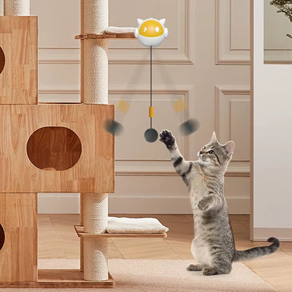 Automatic Lifting Cat Toy Ball Interactive Cat Ball Electric Lifting Pet Toy Hair Balls Self-Hilarious Electric Cat Balls Toys