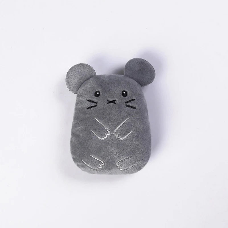 Teeth Grinding Catnip Toys Funny Interactive Plush Cat Toy Pet Kitten Chewing Vocal Toy Claws Thumb Bite Cat Mint for Cats