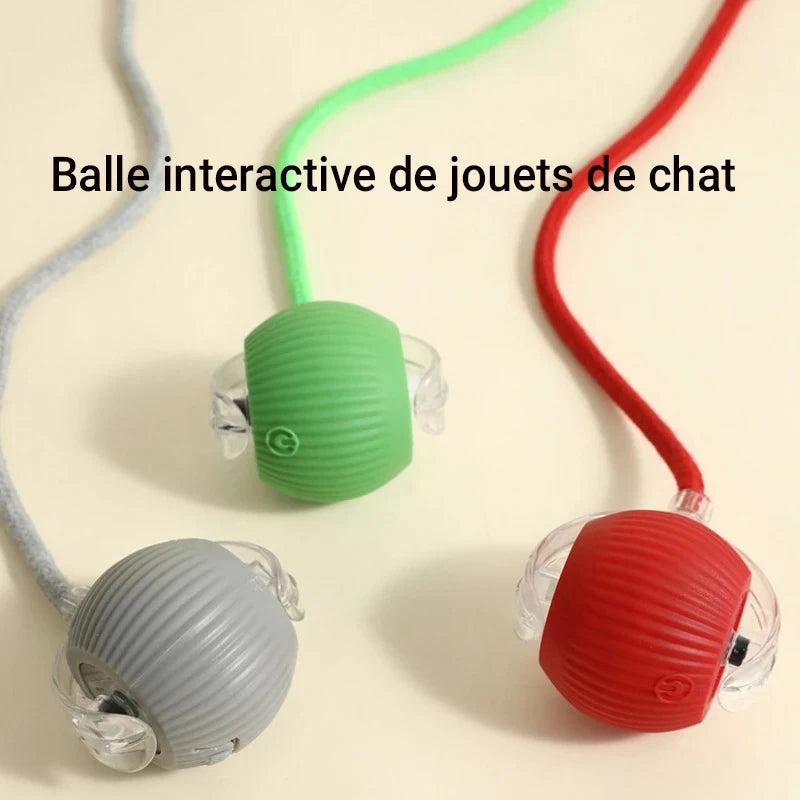 ✨ Balle Interactive Intelligente – Le Jeu Chic qui Réveille l’Instinct Félin