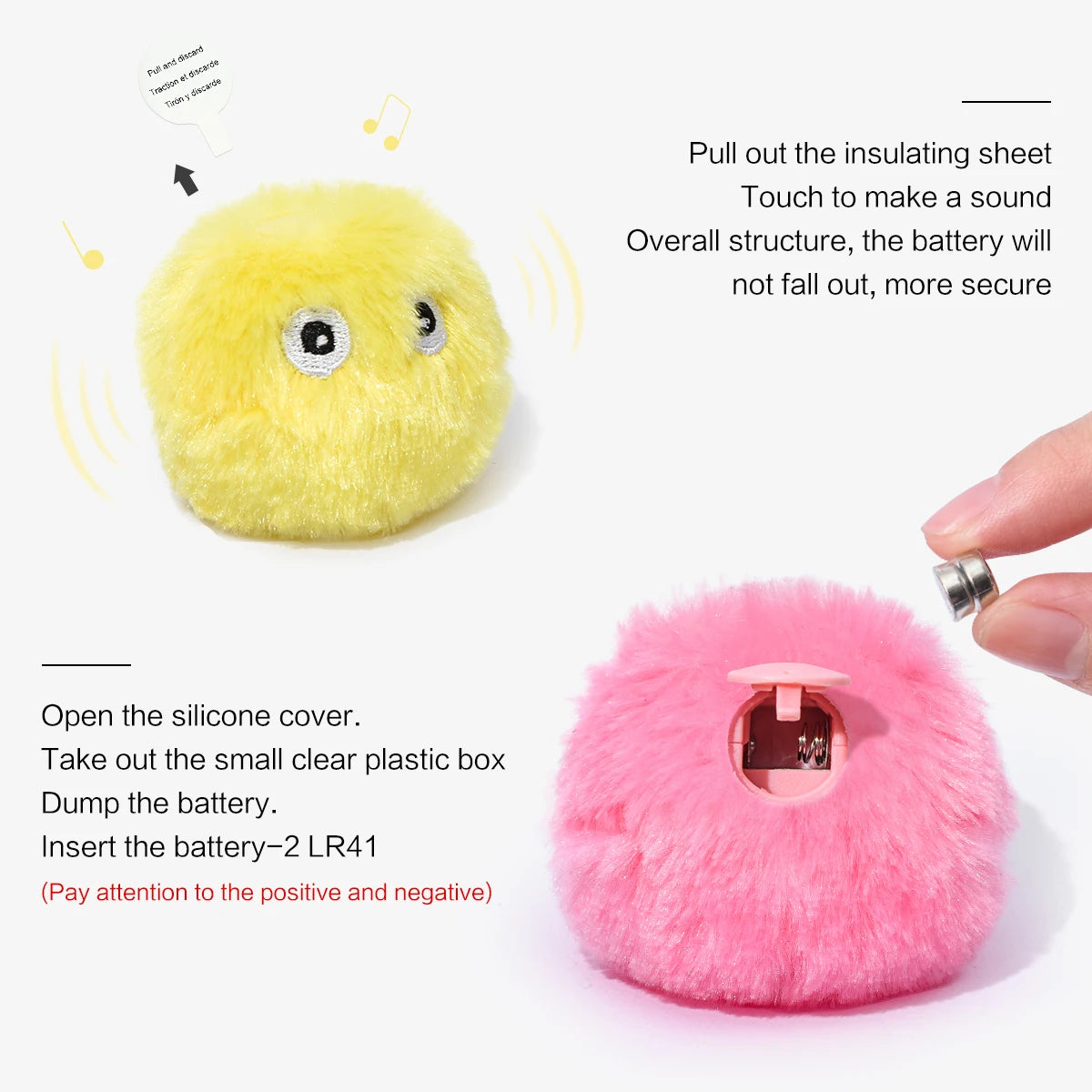 ✨ Balle Sonore Intelligente – Le Petit Cri Sauvage qui Réveille l’Instinct Félin