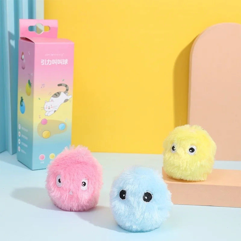 ✨ Balle Sonore Intelligente – Le Petit Cri Sauvage qui Réveille l’Instinct Félin