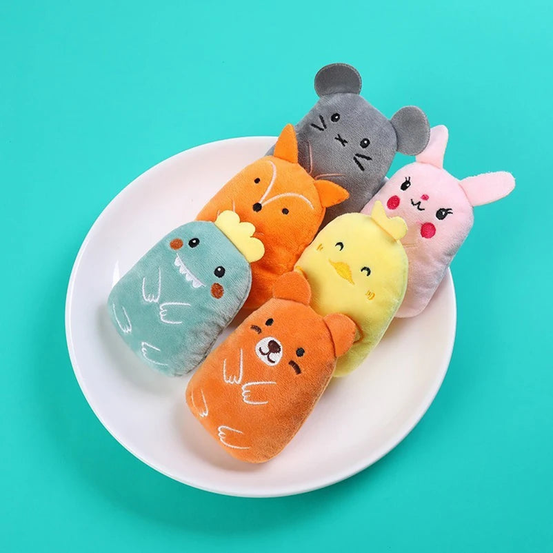 Teeth Grinding Catnip Toys Funny Interactive Plush Cat Toy Pet Kitten Chewing Vocal Toy Claws Thumb Bite Cat Mint for Cats