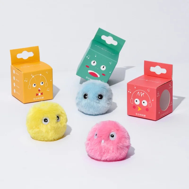 ✨ Balle Sonore Intelligente – Le Petit Cri Sauvage qui Réveille l’Instinct Félin