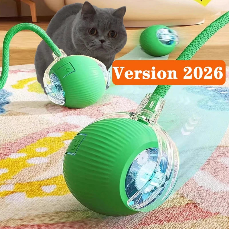 ✨ Balle Interactive Intelligente – Le Jeu Chic qui Réveille l’Instinct Félin
